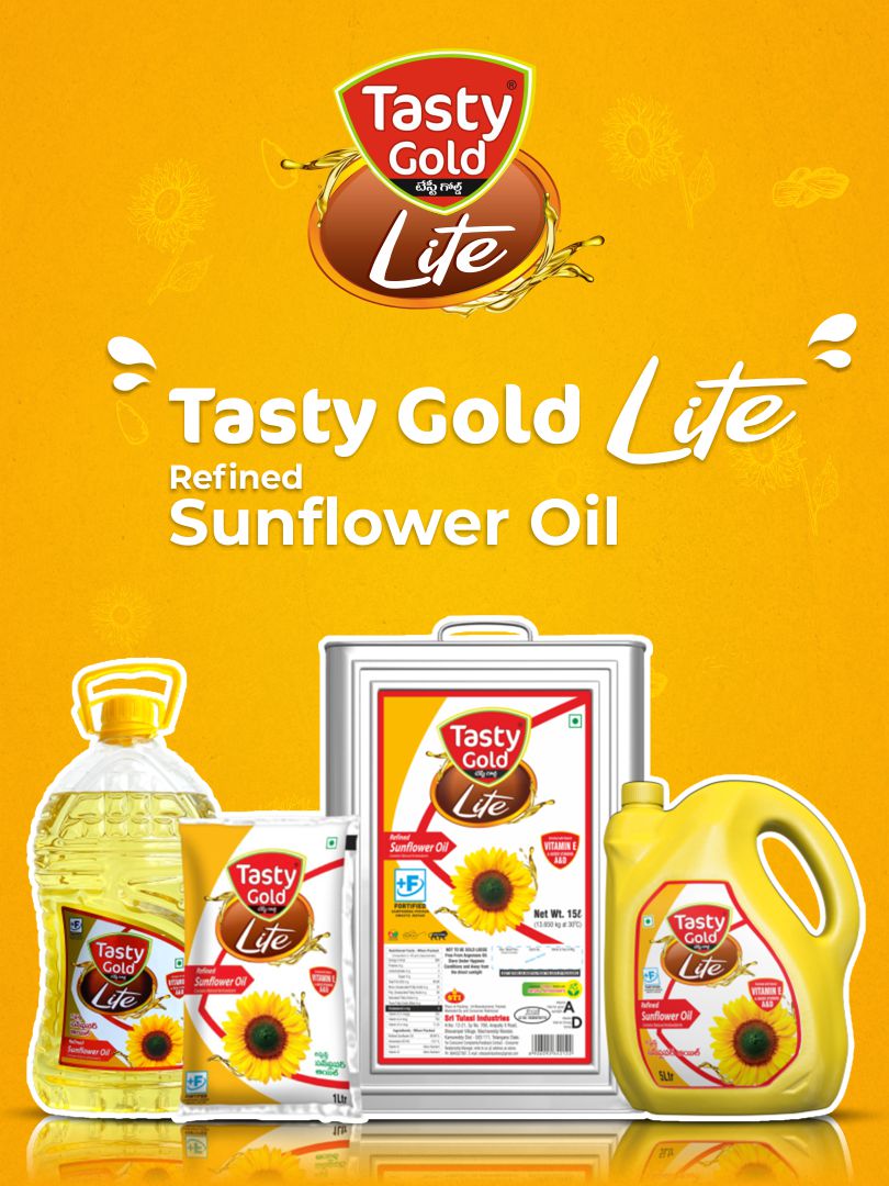 Tasty Gold Lite Sunflower Oil