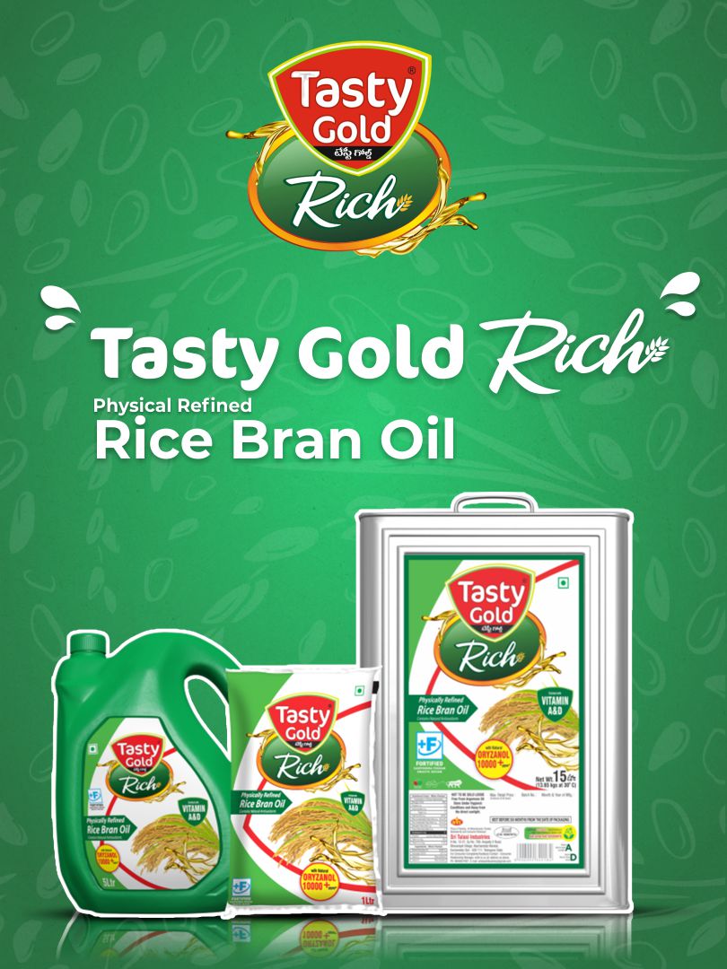 Tasty Gold Rich Rice Bran Oil