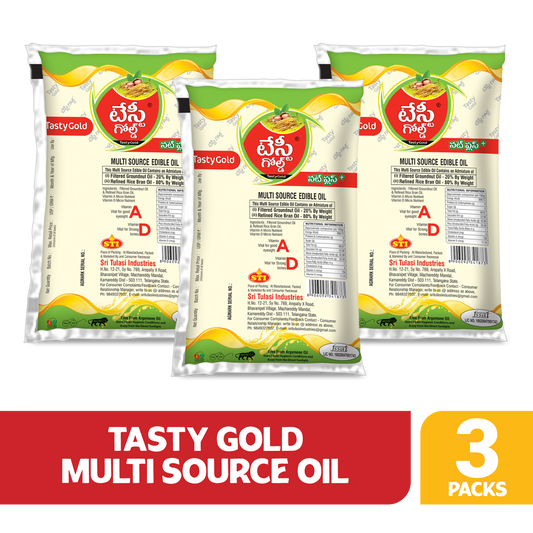Multisource Edible Oil | 1000ml | Pack of 3