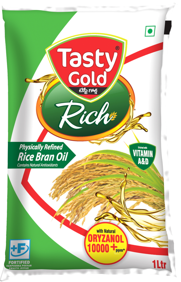 Refined Rice Bran Oil | 1000ml | Pack of 3