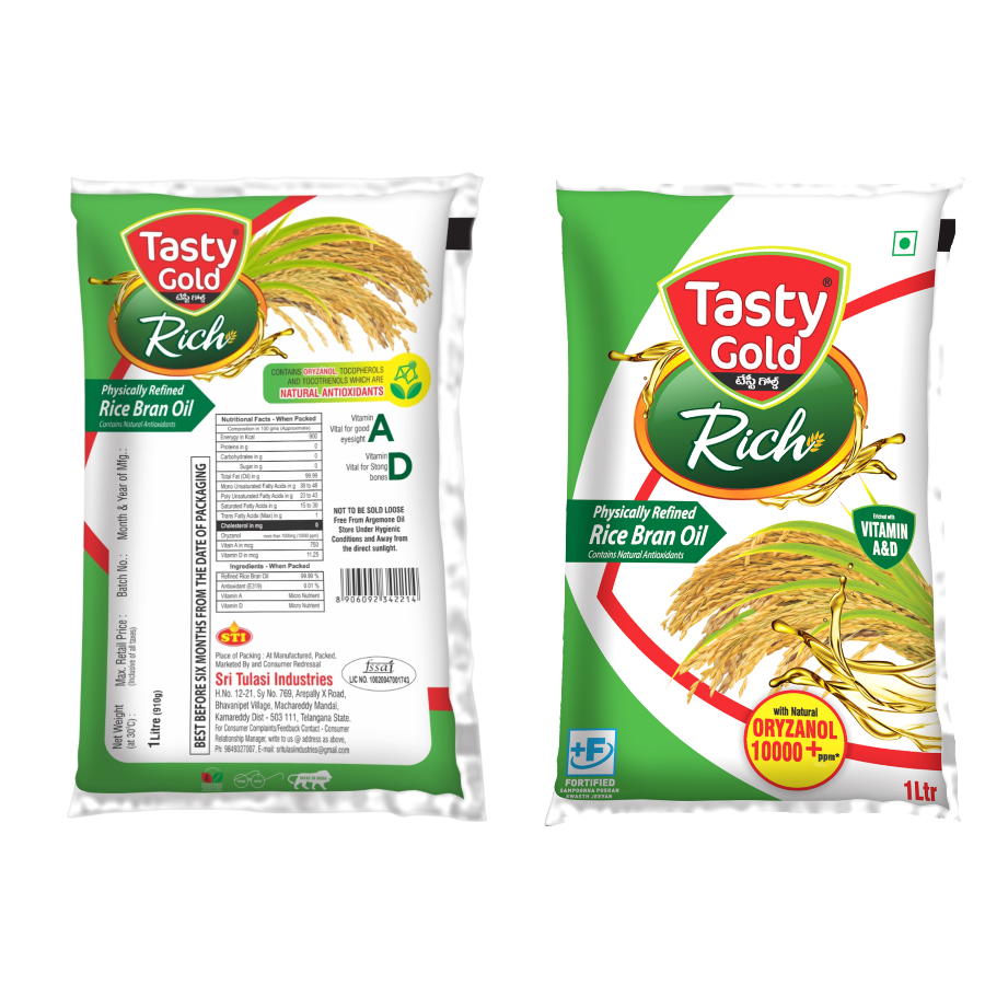 Rice Bran Oil (1L) Pouch